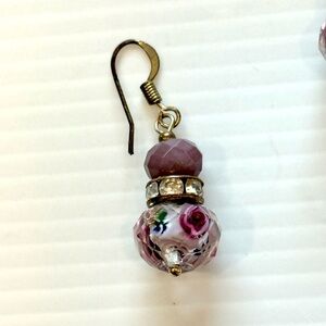 Macy's Czech glass  Earrings